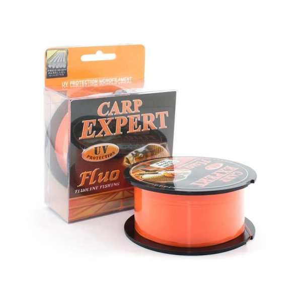 Carp Expert UV Fluo Orange 0.30 Monofil razvijen za saranski i feeder ribolov. Japanska tehnologija i sa specifikacijom čuvenog šarandžije Boba Stensfilda