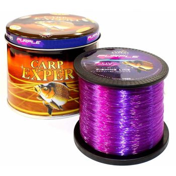 Carp Expert UV Purple 0.35 1.000m najlon vrlo popularan u šaranskom i feeder ribolovu. Njegova površina je tretirana posebnom zaštitom. Otporan na habanje