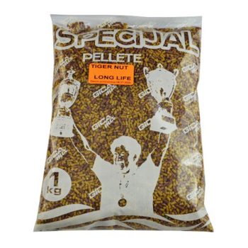 Gica Mix Long Life Pellet Tiger Nut pelleti kao dodatak prihrani sa dodatkom tigrovoh oraha koji je specijalna poslatica ciprinidima a posebno saranu.