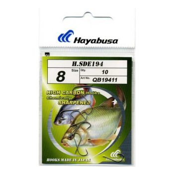 Hayabusa udice H.SDE 194 - udica namenjena za lov sitne bele ribe, izuzetne ostrine. Vrlo popularna u takmicarskom ribolovu. Izrađena od Hi Carbon 110.
