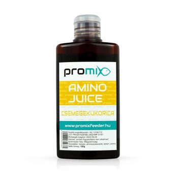 Amino Juce Promix Kukuruz je sok od amino kiselina i melase koji se može mešati sa hranom, sipati u peleti i direktno na hranilicu. Obogačen betainom.