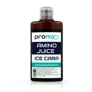 Amino Juce Promix Ice Carp je sok od amino kiselina i melase koji se može mešati sa hranom, sipati u peleti i direktno na hranilicu. Obogačen betainom.