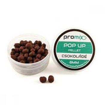 Pop Up Pellet Čokolada 8mm Promix je pop Up pelet jake arome cokolade i tamne boje koja se jako dobro stapa sa dnom i odlicno kamuflira.