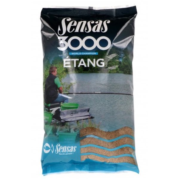 Sensas 3000 Etang je prihrana za ribolov razvijena da privuče sve ribe pogotovu ako se peca na dnu koje je prekriveno travom. Pogodna i za feeder ribolov - 1kg