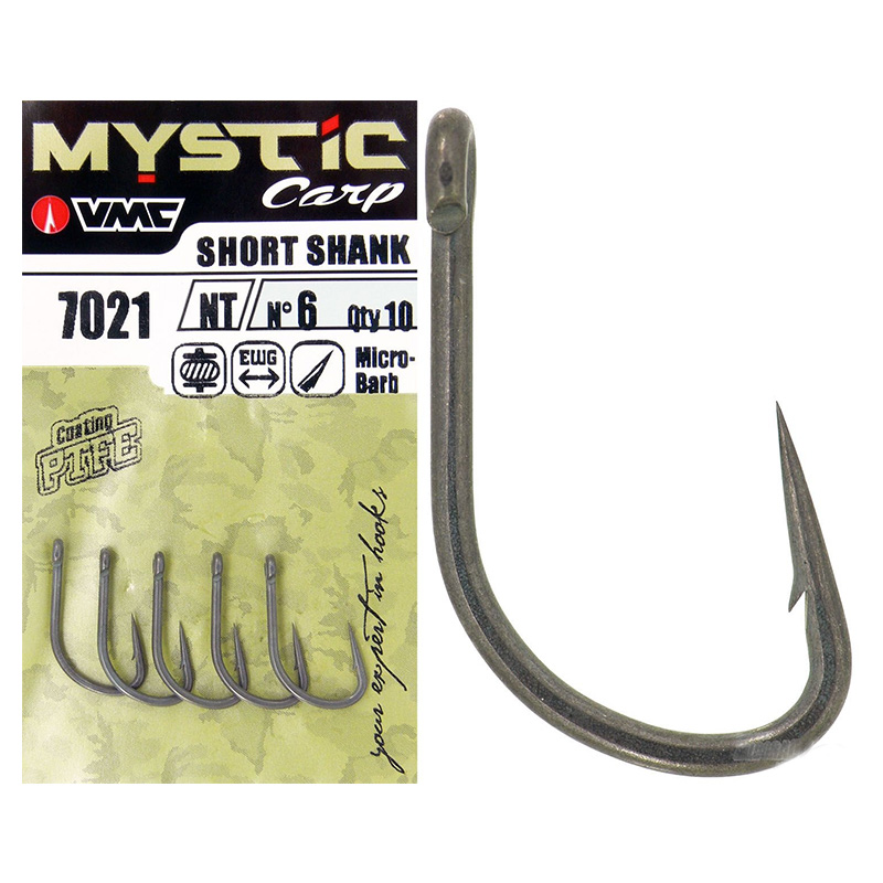 VMC 7021 NT Mystic Carp Short Shank 2 VMC 7021 NT Mystic Carp Short Shank 2