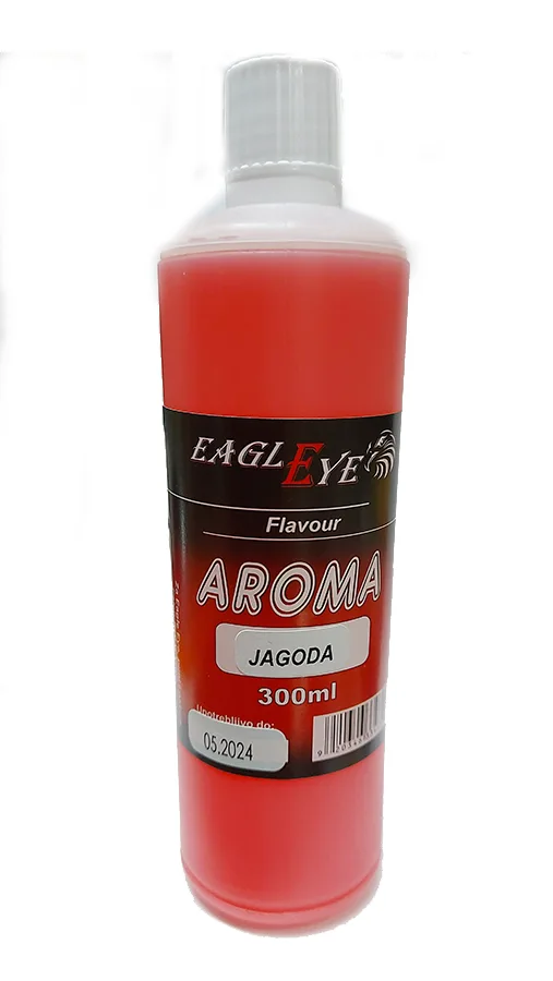 Aroma Jagoda Eagle Eye je visoko koncetrovana aroma koja ima zadatak da privuce ribe na hranjeno mesto. Ova aroma je posebno zanimljiva saranskoj vrsti riba.
