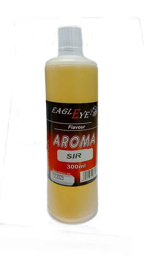 Aroma Sira Eagle Eye je visoko koncetrovana aroma Sira. Koristi se za postizanje rezltata kada se lovi mrena ili nosara. Nema opasnosti od predoziranja. 300 ml