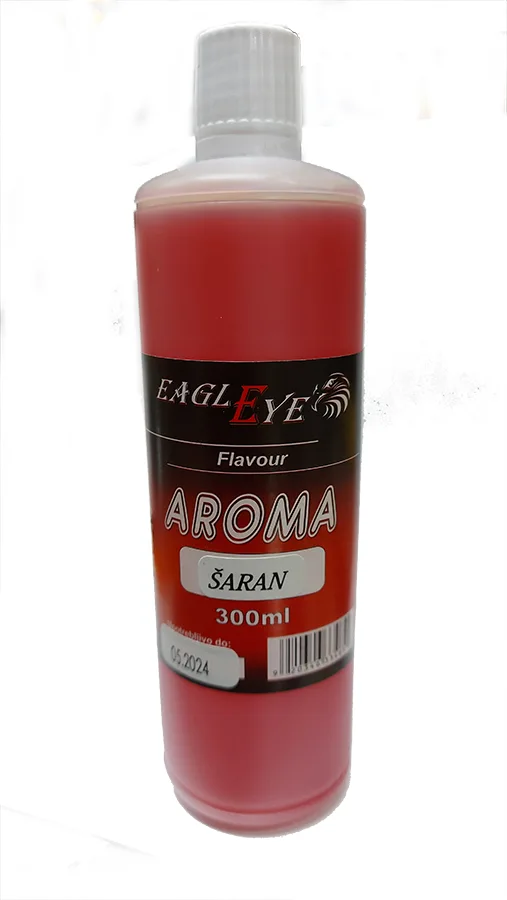 Aroma za sarana Eagle Eye je specijalna vocna aroma koja ima za cilj da privuce sarana. Sa ovom aromom mozete pripremati spod mix i partikle. 300ml.