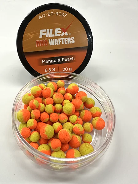 Filex Duo Wafter Mango & Pearch filex duo wafter mango & pearch classic 6mm 8mm dvobojni mamac za feeder
