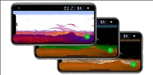 Tri različite palete boja sonara za optimalnu vidljivost u svim vremenskim uslovima