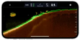 Prikaz vegetacije, ribe, strukture i tvrdoće dna uz informacije o dubini i temperaturi vode