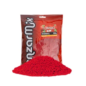 Benzar Mix Turbo Pellet 3mm – Strawberry: voćna aroma jagode za feeder i method ribolov. Idealno za šarana, karaša i amura!